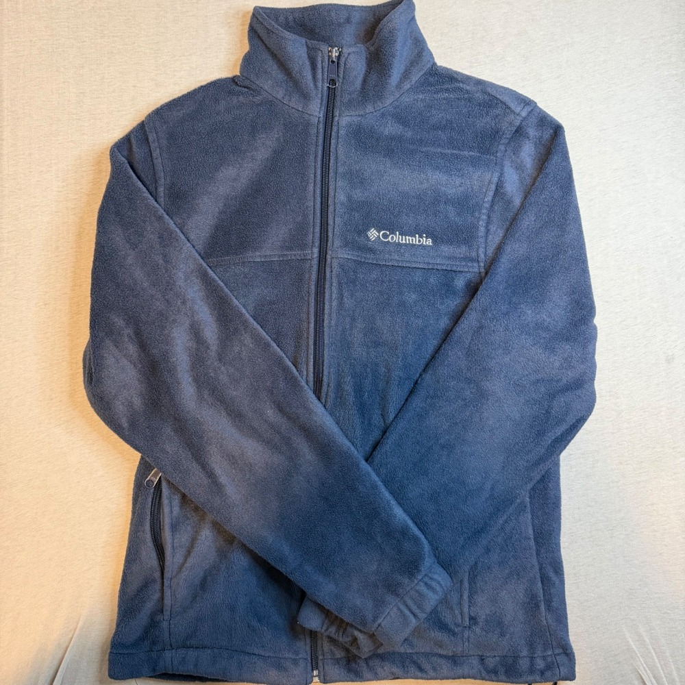 Columbia Mens Steens Mountain Full Zip Fleece Jacket Blue Medium WM3220